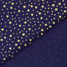 Cotton Cretonne Starry Christmas Sky, small – navy blue/gold,  thumbnail number 3