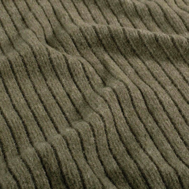 Super soft rib knit plain – dark pine,  image number 2