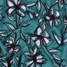 Ponte Roma Jersey Flowers – petrol/mauve,  thumbnail number 2
