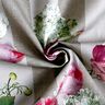Outdoor Fabric Canvas Hydrangea & Roses – sand,  thumbnail number 3