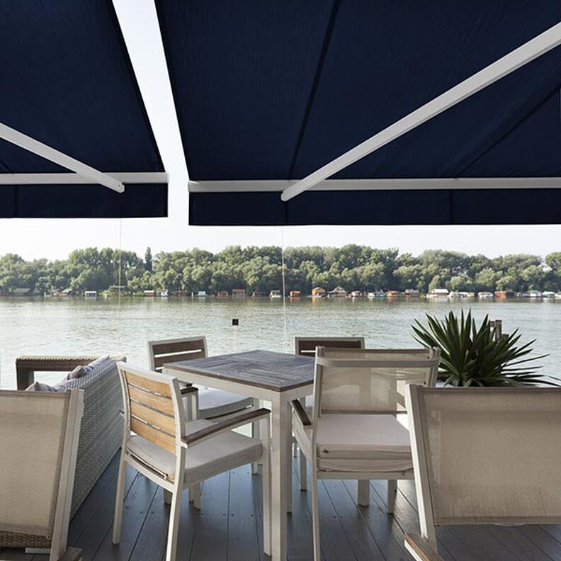 Outdoor Fabric Acrisol Liso – navy blue,  image number 3