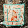 Satin panel birds and fairies | Katia Fabrics – aqua blue/cream,  thumbnail number 5