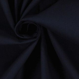Stretch Poplin Fabric – navy, 