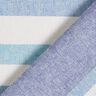 Decor Fabric Half Panama Colourful Stripe Mix Recycled – brilliant blue,  thumbnail number 4