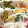 Decor Fabric Half Panama Meadow flowers – natural/raspberry,  thumbnail number 6