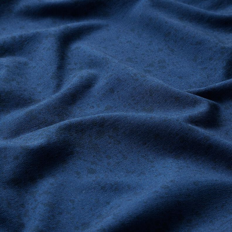 French terry Combination fabric speckles | Glitzerpüppi – navy blue,  image number 2