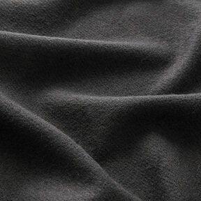Plain Wool Blend Coating Fabric – black, 