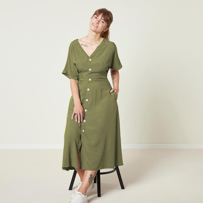 Sateen Plain – olive,  image number 6