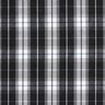 Stretch trouser fabric large check – black/white,  thumbnail number 1
