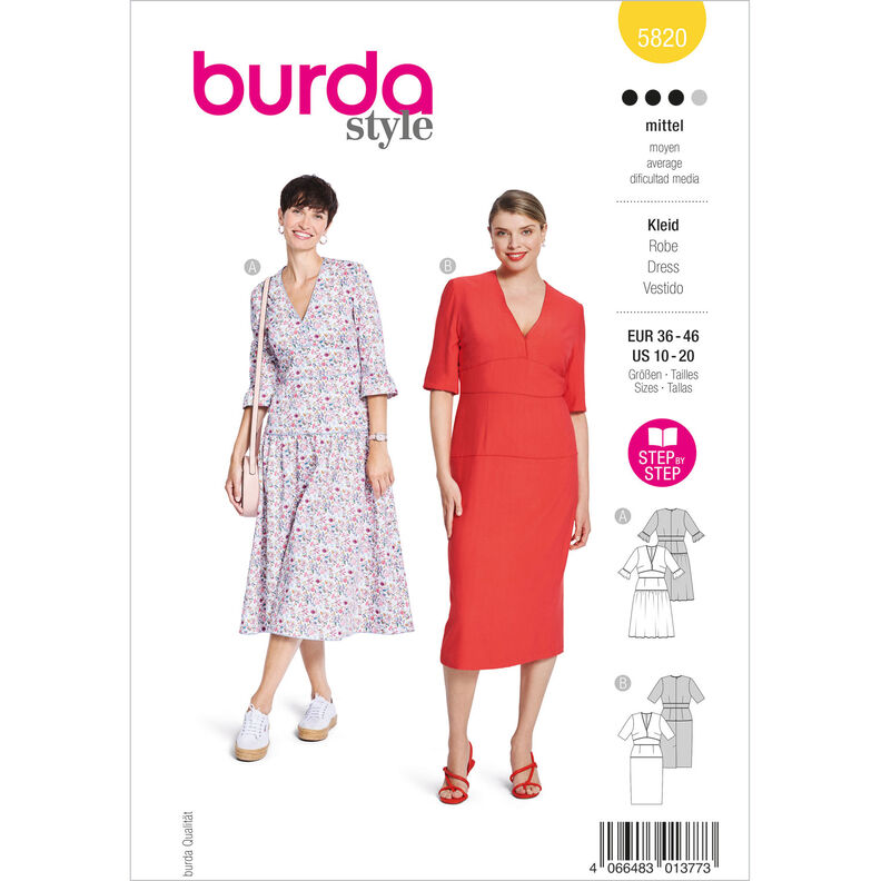Dress | Burda 5820 | 36-46,  image number 1