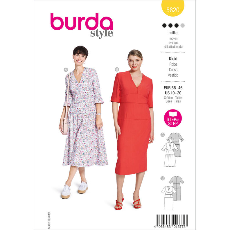 Dress | Burda 5820 | 36-46, image number 1