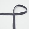 Flat cord Hoodie Cotton [15 mm] – black brown,  thumbnail number 1