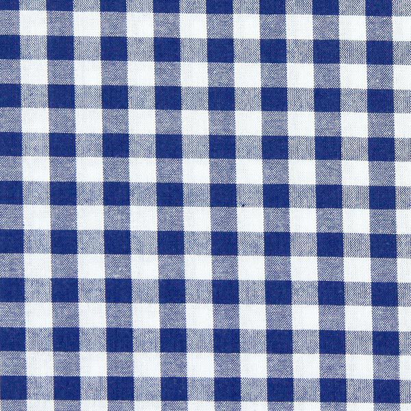 Cotton Vichy - 1 cm – royal blue,  image number 1