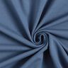 Light Cotton Sweatshirt Fabric Plain – denim blue,  thumbnail number 1