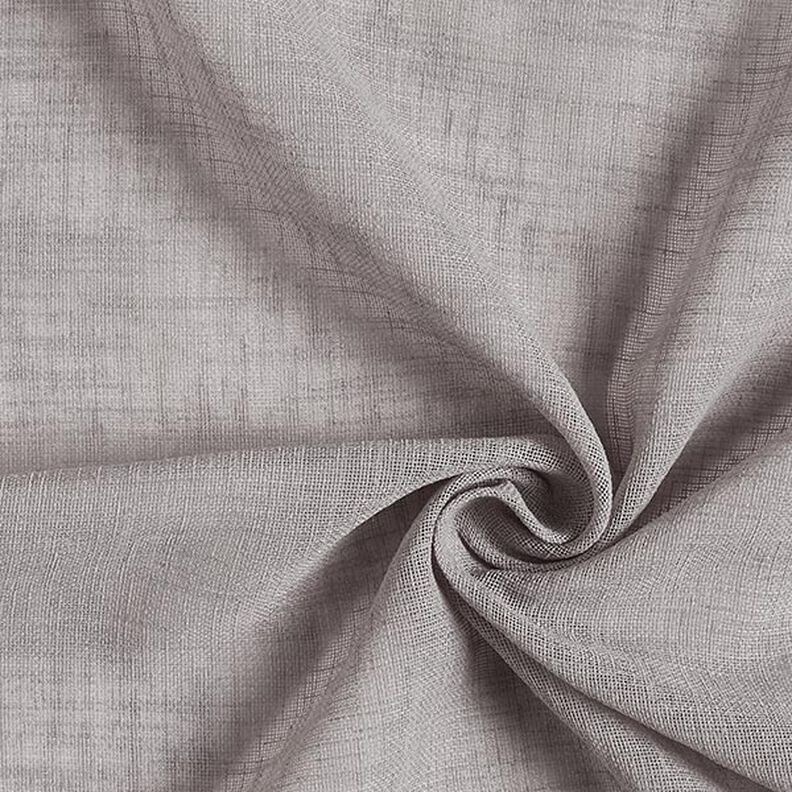 Curtain fabric Voile Ibiza 295 cm – light grey,  image number 1