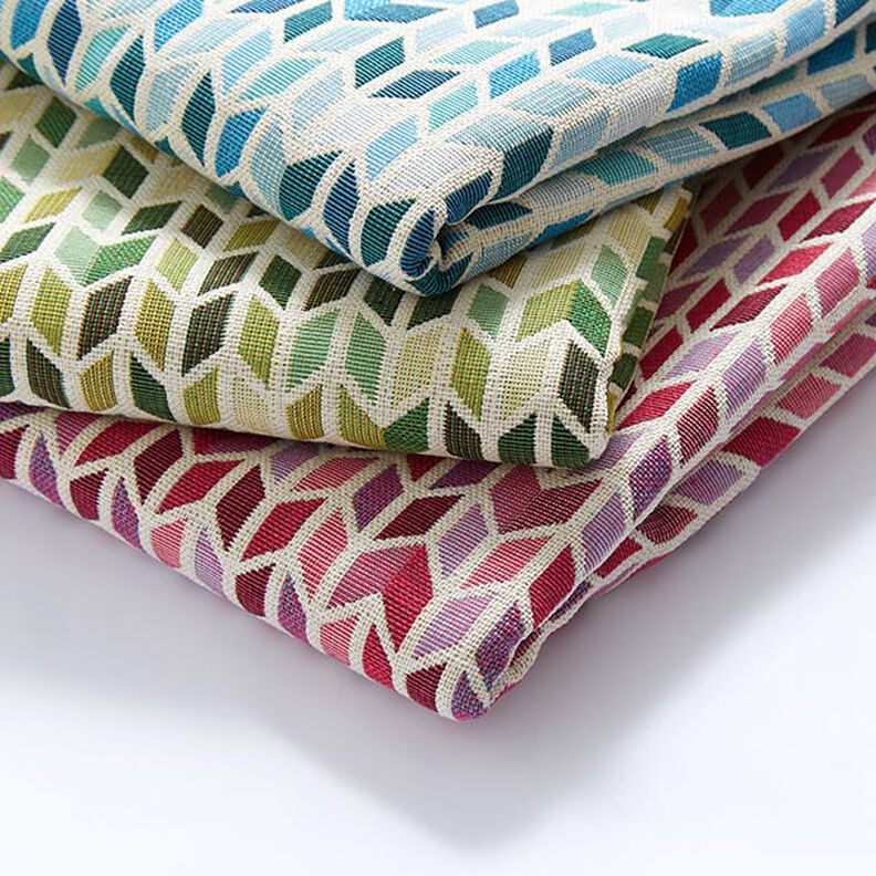 Jacquard Tapestry Zigzag – green,  image number 5