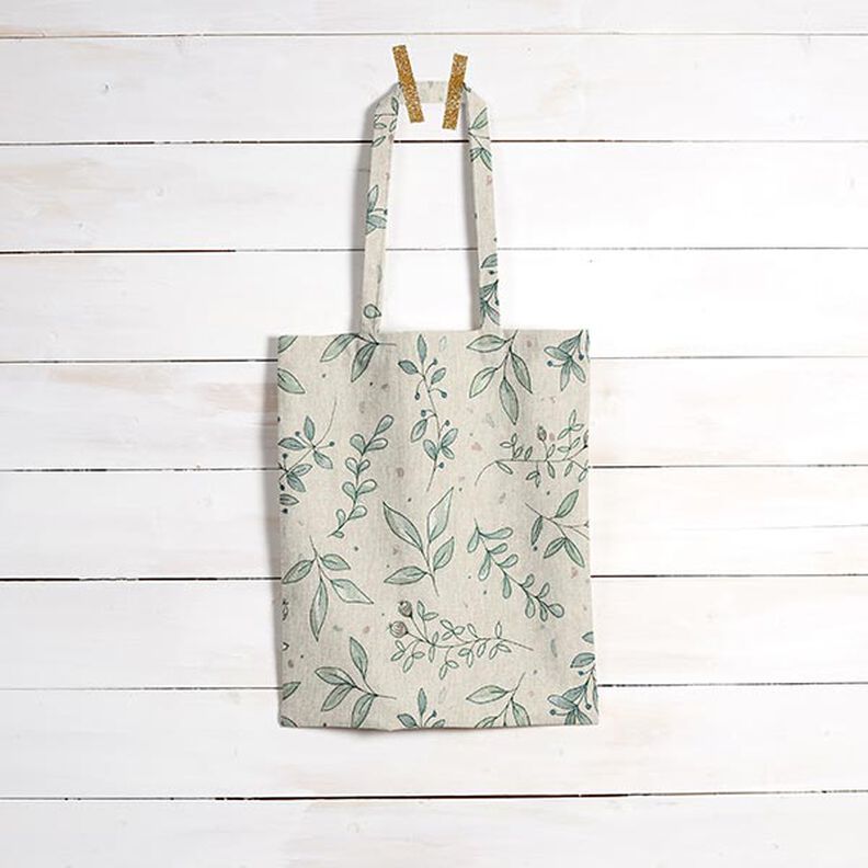 Delicate Twigs Half Panama Decor Fabric – natural,  image number 7