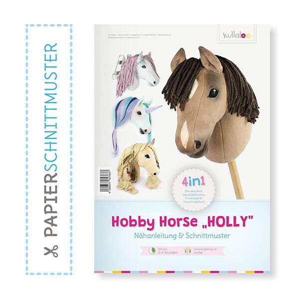 Paper pattern "HOLLY" for a sew yourself hobby horse  | Kullaloo,  image number 1