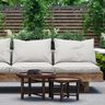 Outdoor Fabric Canvas Fine Texture – misty grey,  thumbnail number 5