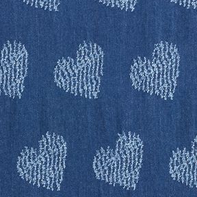 Denim Distressed hearts – denim blue, 