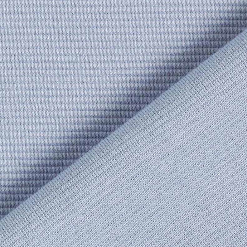 Ottoman ribbed jersey Plain – light blue,  image number 4