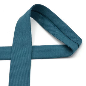 Bias binding Cotton Jersey [20 mm] – petrol, 
