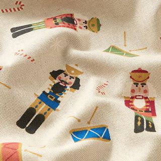 Decorative fabric half Panama nutcracker – natural, 