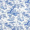 Decor Fabric Canvas antique 280 cm – royal blue/white,  thumbnail number 1