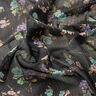 Crêpe Chiffon Dobby & Flowers – black/light blue,  thumbnail number 2