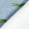 Alpine Fleece cheeky crocodile Mottled – light wash denim blue,  thumbnail number 4