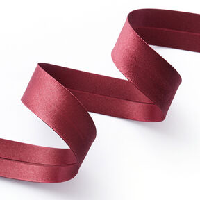 Bias binding Satin [20 mm] – burgundy, 