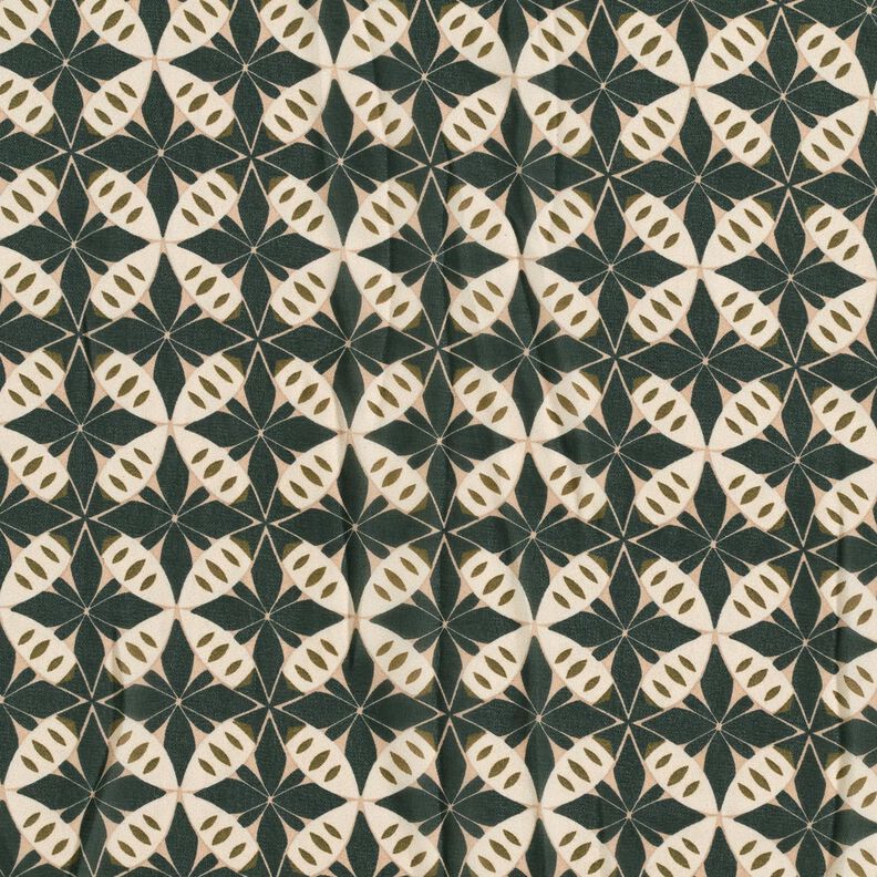 Chiffon circles and diamonds – black/offwhite,  image number 1