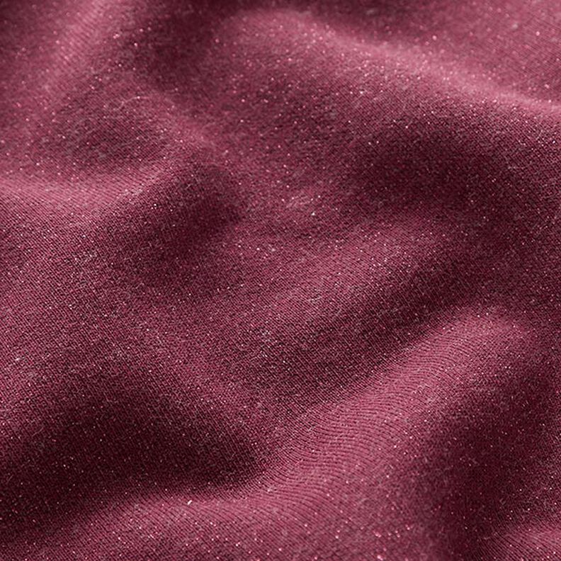 Sweatshirt Glitter – aubergine,  image number 2
