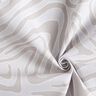 Decor Fabric Half Panama Zebra Print – silver grey/light grey,  thumbnail number 3