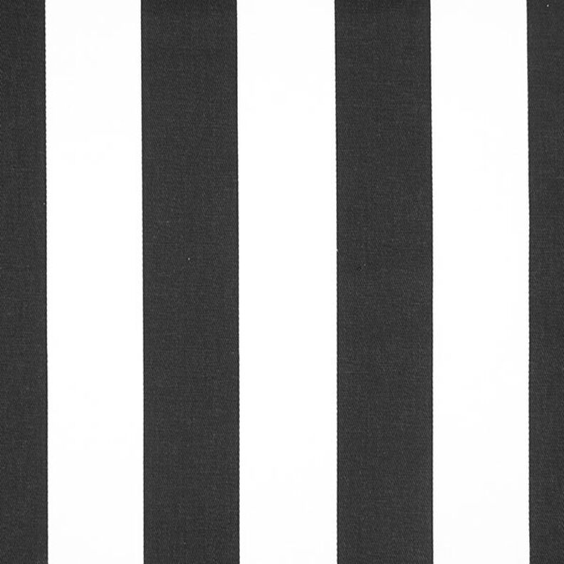 Stripes Cotton Twill 3 – black/white,  image number 1