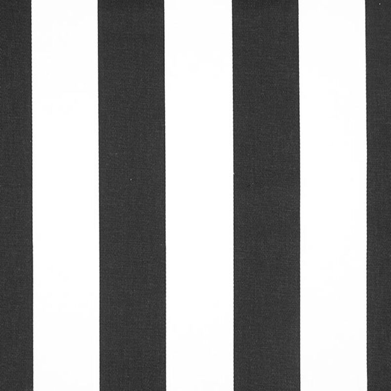 Stripes Cotton Twill 3 – black/white,  image number 1