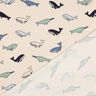 Cotton Jersey cute whales| Poppy Fabrics – cashew/navy blue,  thumbnail number 4