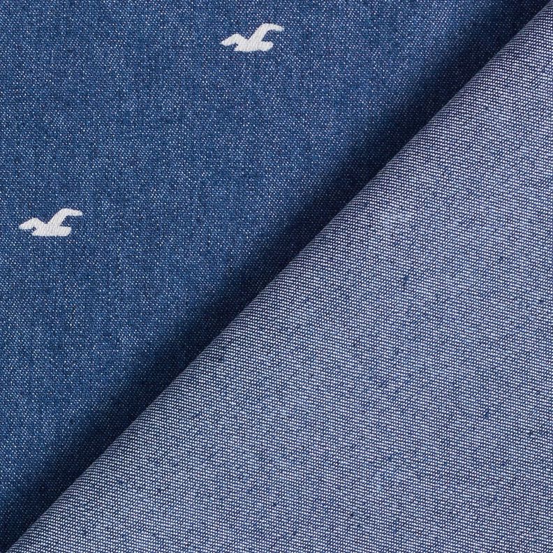 Seagulls lightweight stretchy denim – denim blue,  image number 5