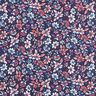 Cotton Cretonne small flowers – lobster/navy blue,  thumbnail number 1