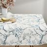 Decor Fabric Half Panama painted branches – white/blue grey,  thumbnail number 8