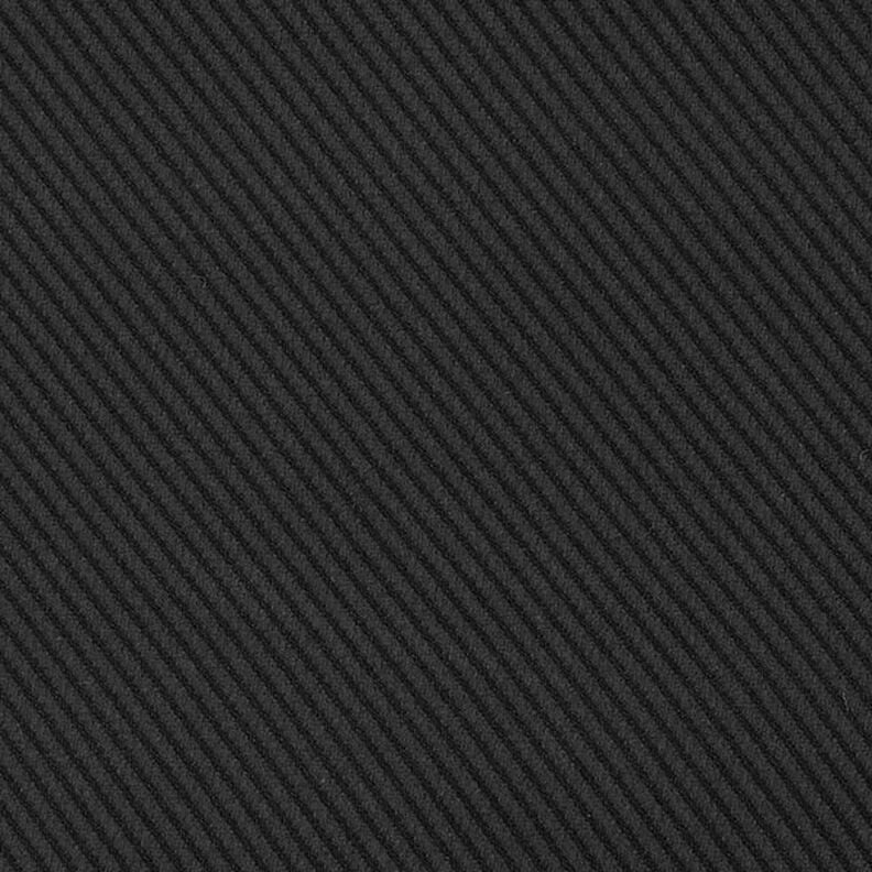 Diagonal Textured Suiting Fabric – black,  image number 1