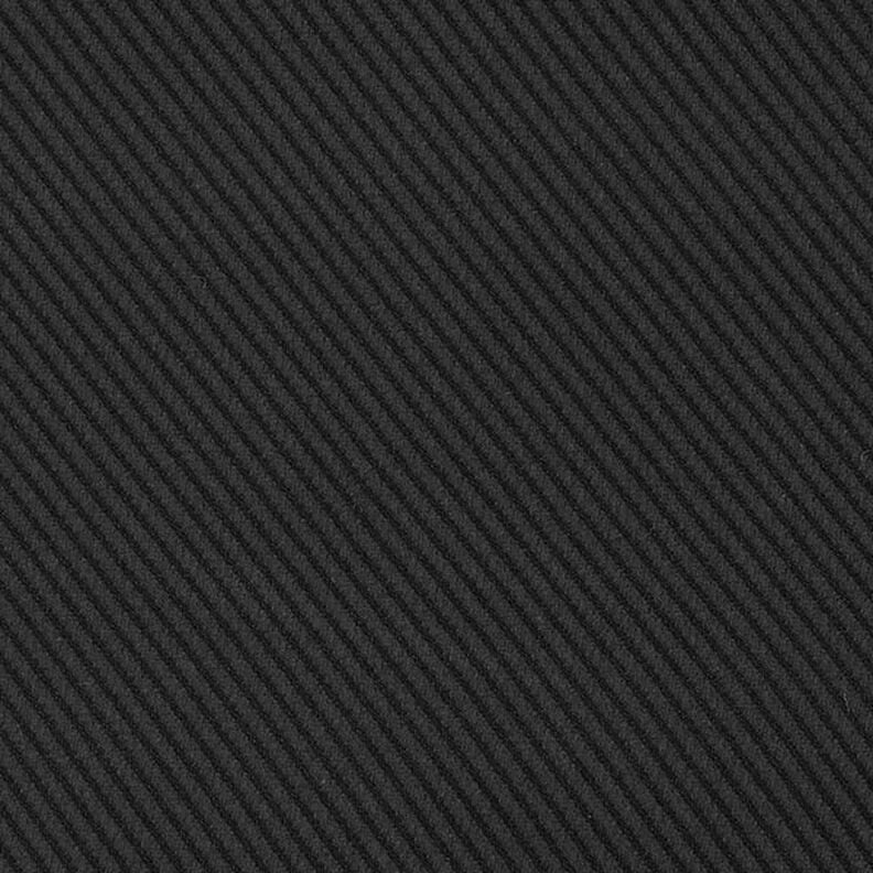 Diagonal Textured Suiting Fabric – black,  image number 1