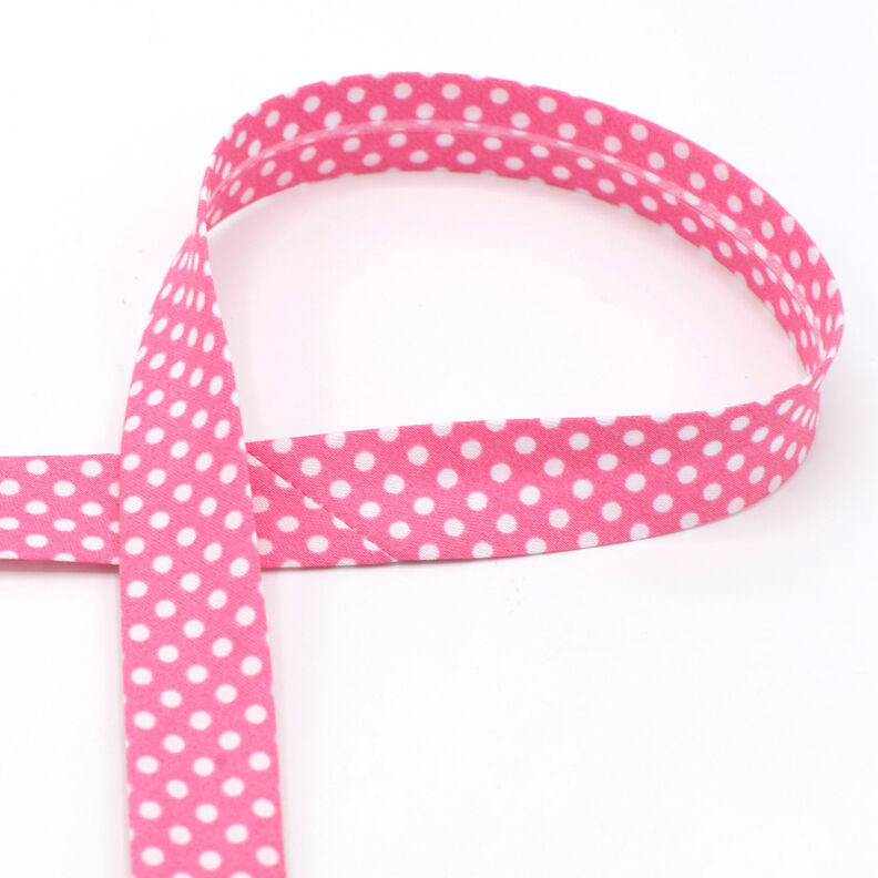 Bias binding Dots [18 mm] – pink,  image number 1