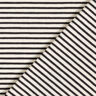 Cotton Jersey narrow stripes – cream/black,  thumbnail number 4
