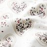 Cotton Jersey leopard print hearts – ivory,  thumbnail number 2