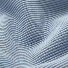 Ottoman ribbed jersey Plain – light blue, 