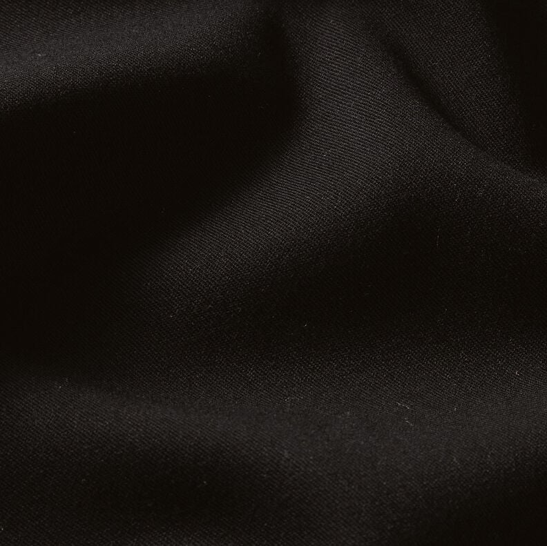 Viscose Stretch Plain – black,  image number 2