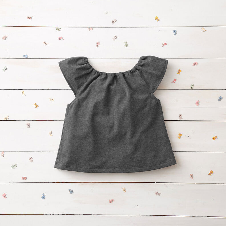 Medium Cotton Jersey Mottled – anthracite,  image number 7