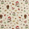 Decor Fabric Tapestry Fabric Autumn Animals – light beige/brown,  thumbnail number 1