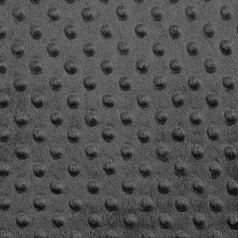 Cosy Fleece Embossed Dots – black,  image number 1
